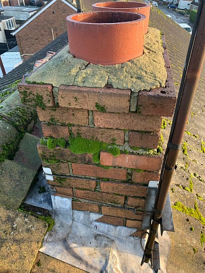 Chimney in desperate need of TLC